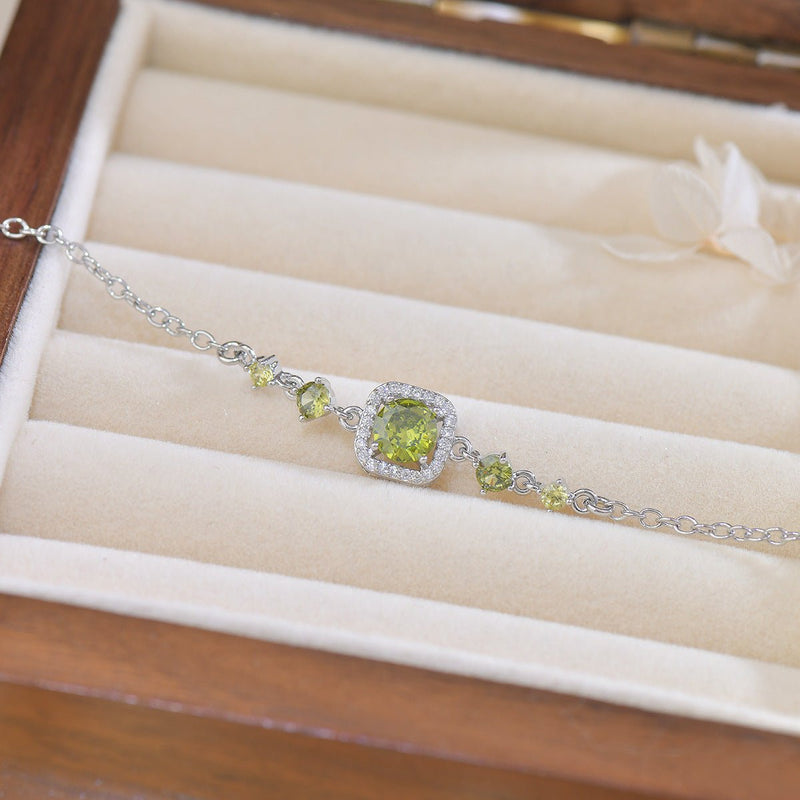 Peridot Baroque Bracelet