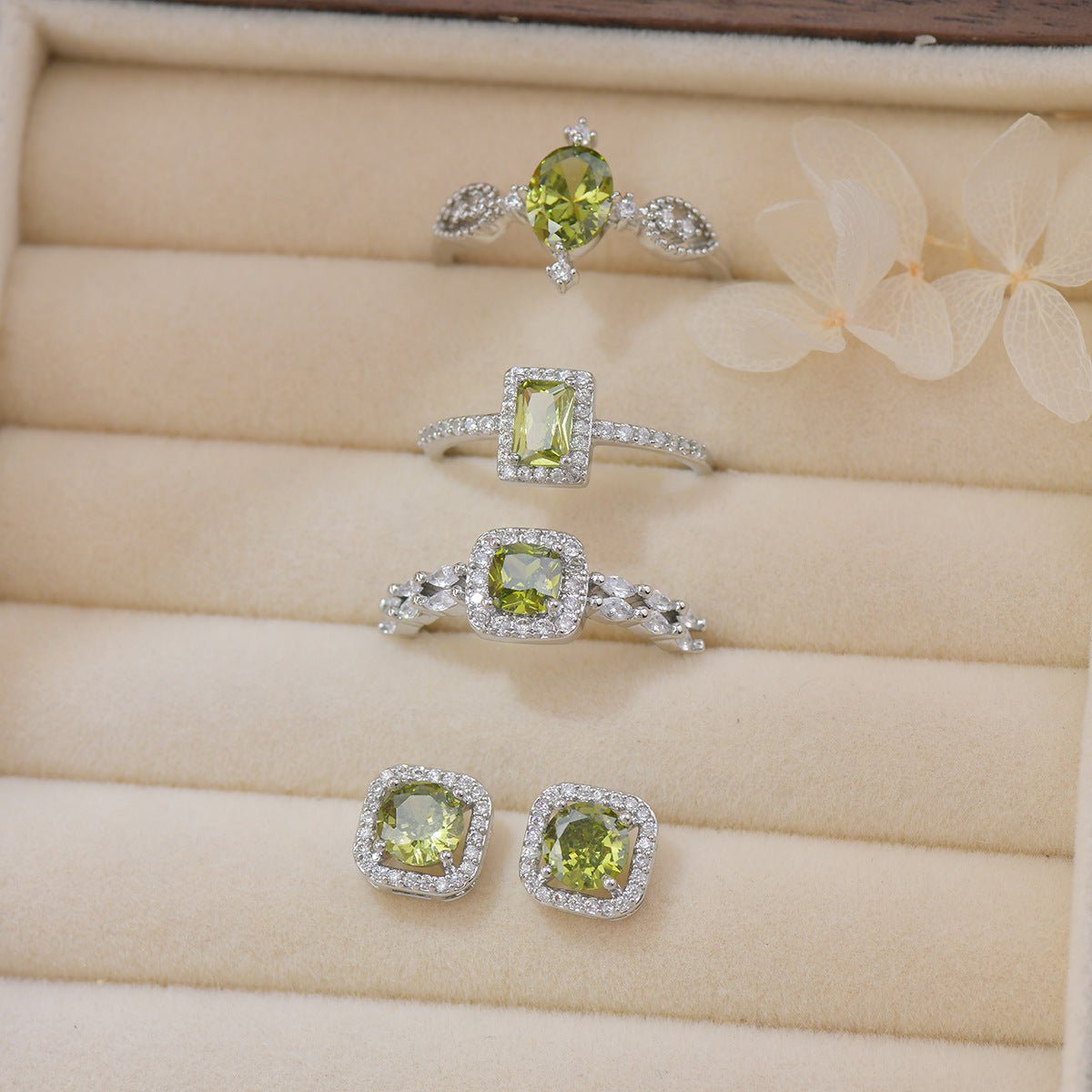 Edith Peridot Ring