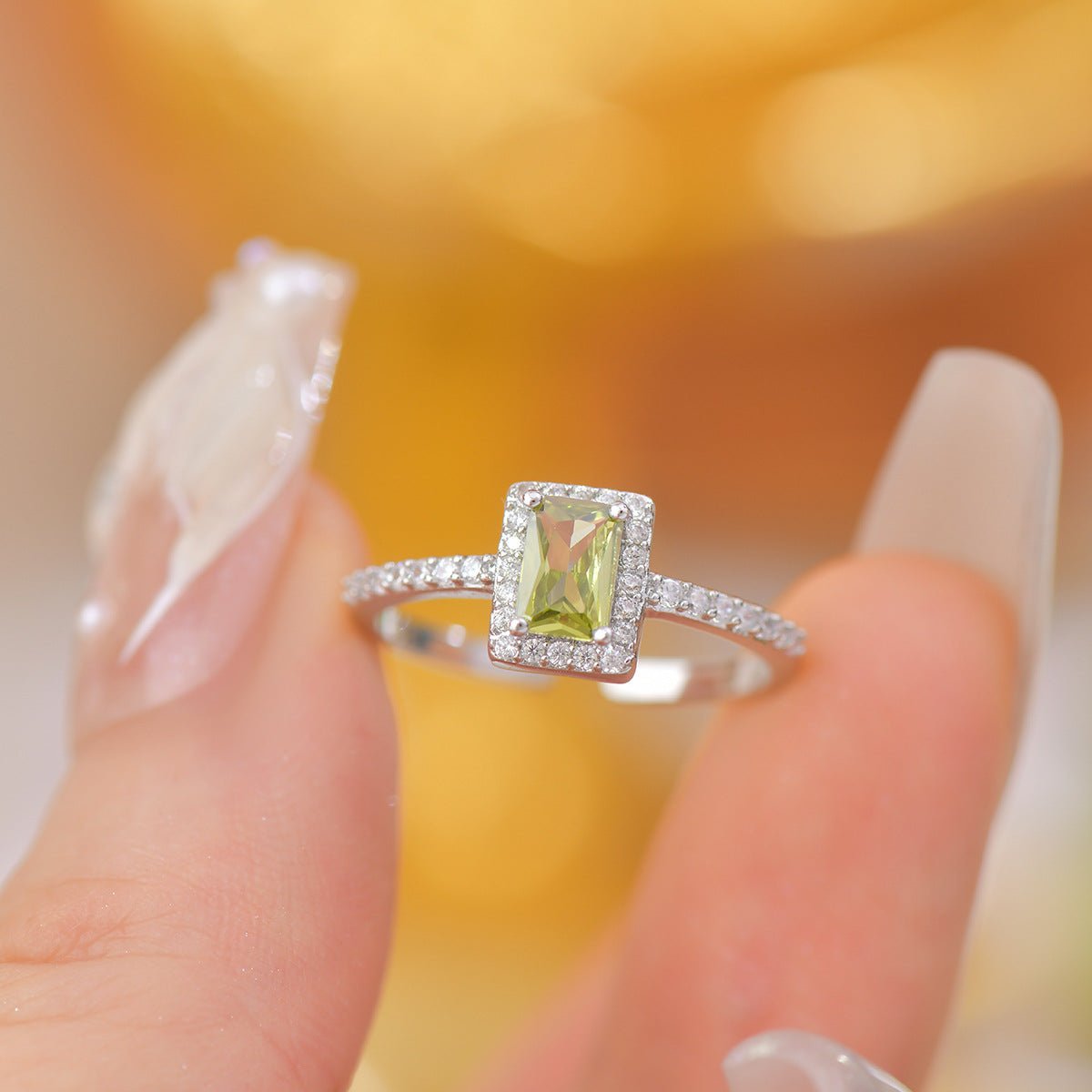 Edith Peridot Ring