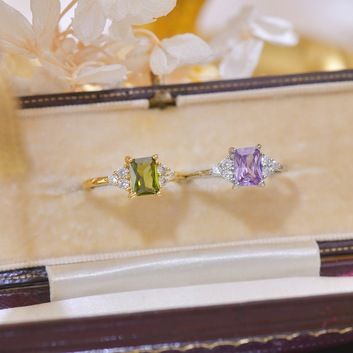 Peridot Princess Ring