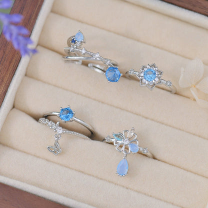Periwinkle Charm Ring