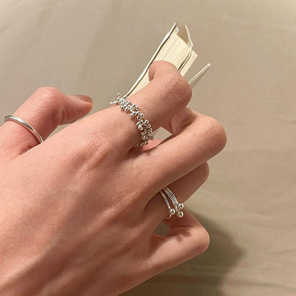 [] Petite Bead Chain Ring