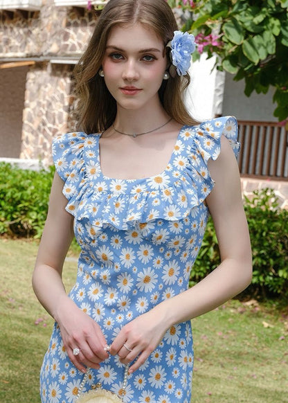 Bloomlane - Ruffled Daisy Maxi Dress