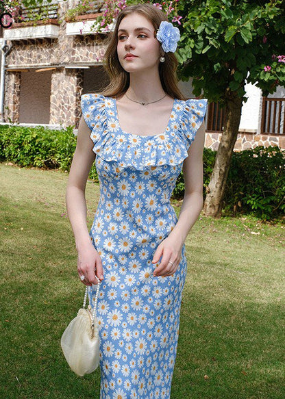 Bloomlane - Ruffled Daisy Maxi Dress