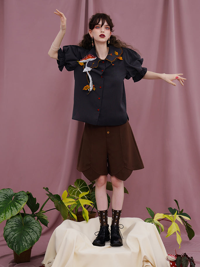 Magical Mushroom Meadow Blouse