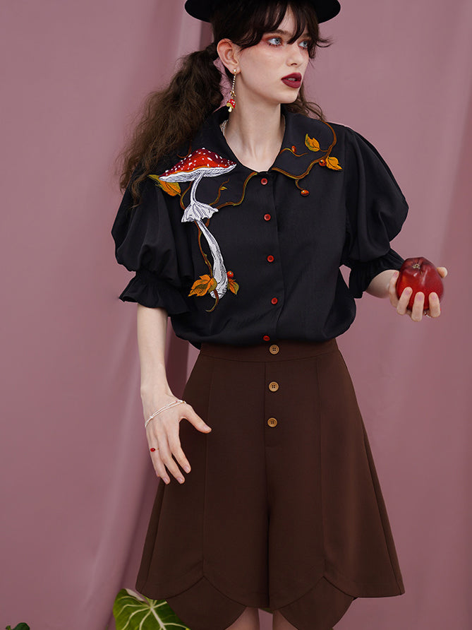 Magical Mushroom Meadow Blouse