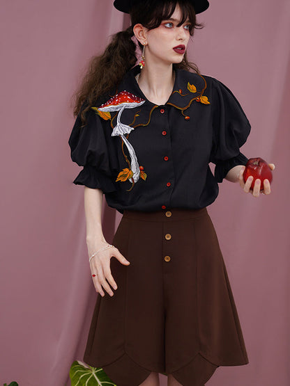 Magical Mushroom Meadow Blouse