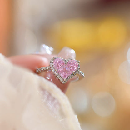Danielle Pink Heart Ring