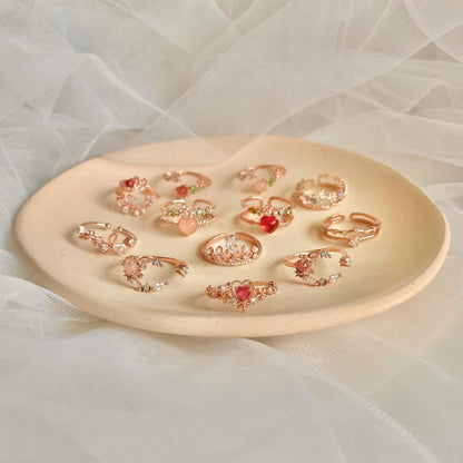 Layla Pink Heart Ring