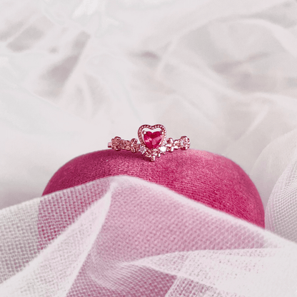 Layla Pink Heart Ring