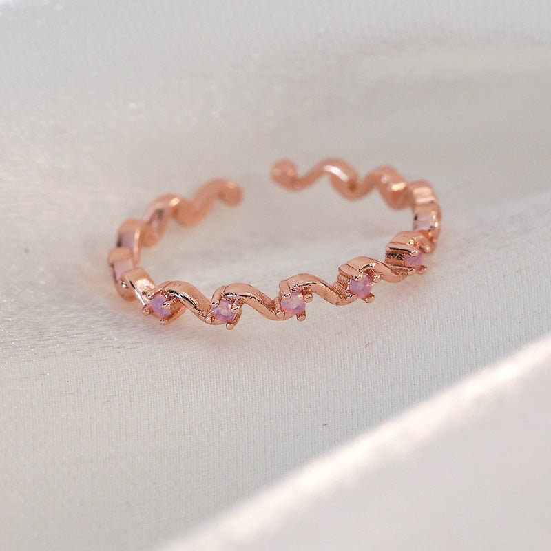 Pink Wave Ring