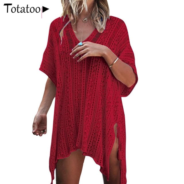 Summer Long Sleeve Back See Through Mini Dress