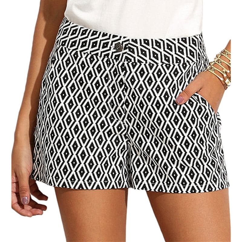 Woman Mid Waist Shorts
