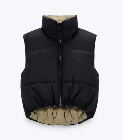 Dressbetty - Cardigan Waistcoat Thick Sleeveless Coat