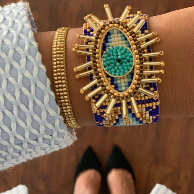 Evil Eye Miyuki Bracelet