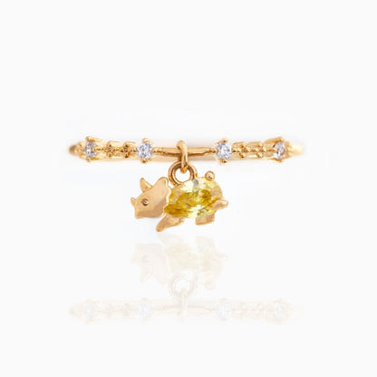 Dainty Dinosaur Ring