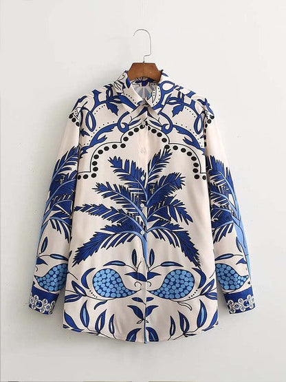 Mia Blouse & Long Skirt Set