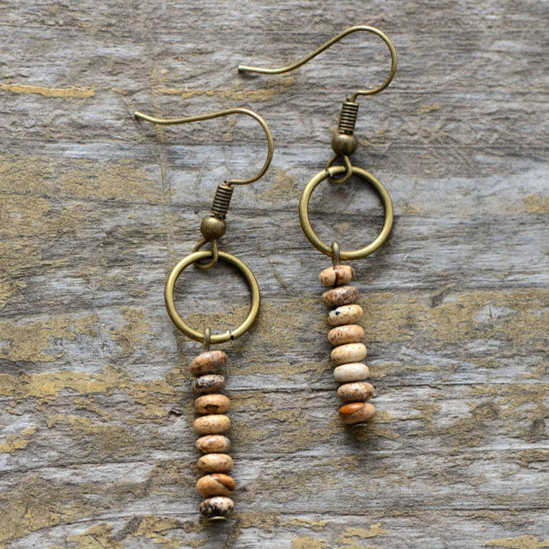 Jasper Dangle Earrings