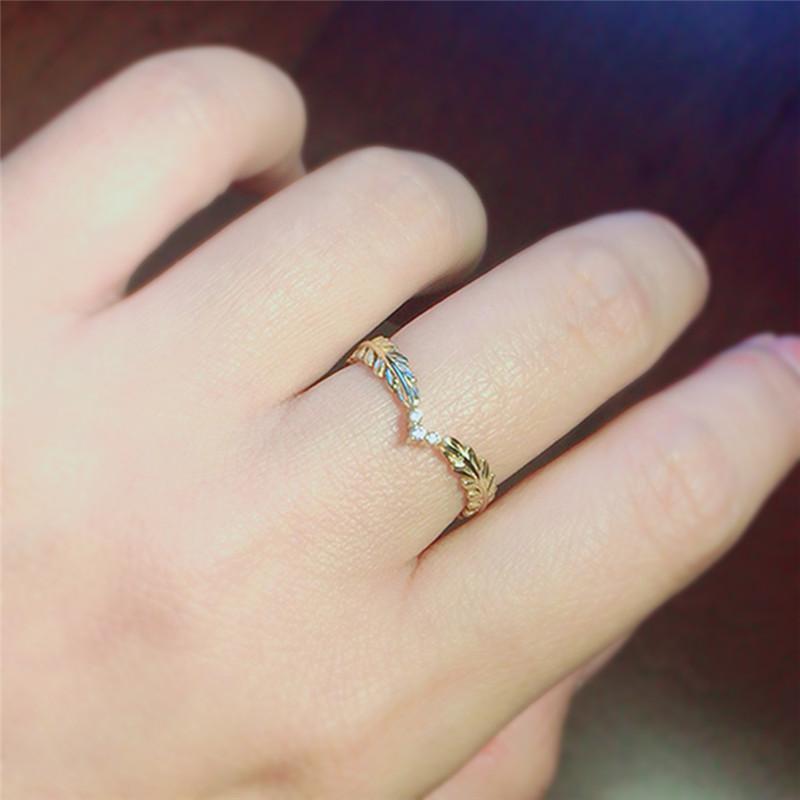 Golden Olive Wreath Ring