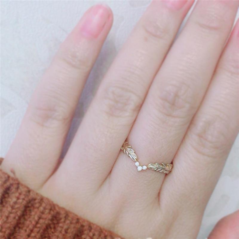 Golden Olive Wreath Ring