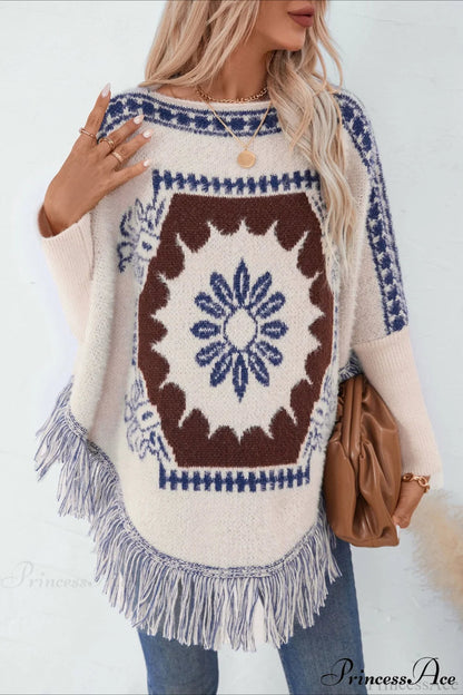 Pullover Knit Long Sleeve Blouse