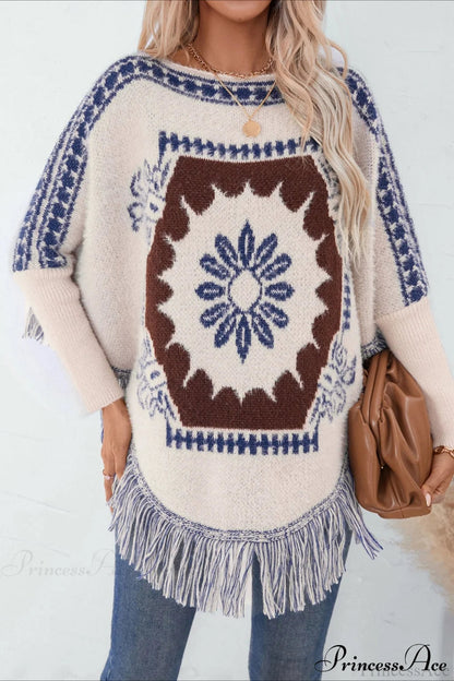 Pullover Knit Long Sleeve Blouse