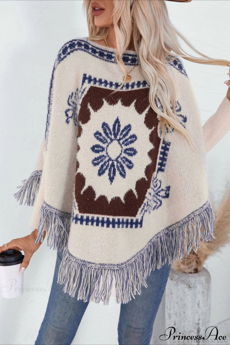 Pullover Knit Long Sleeve Blouse