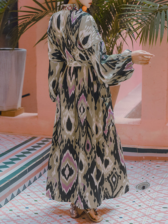Printed Cardigan Jacket