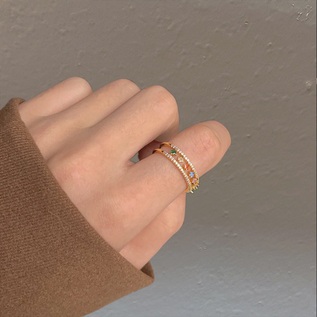 Rainbow Band Ring