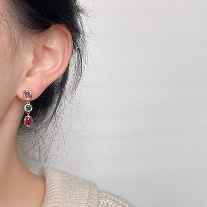 Ramona Bezel Earrings
