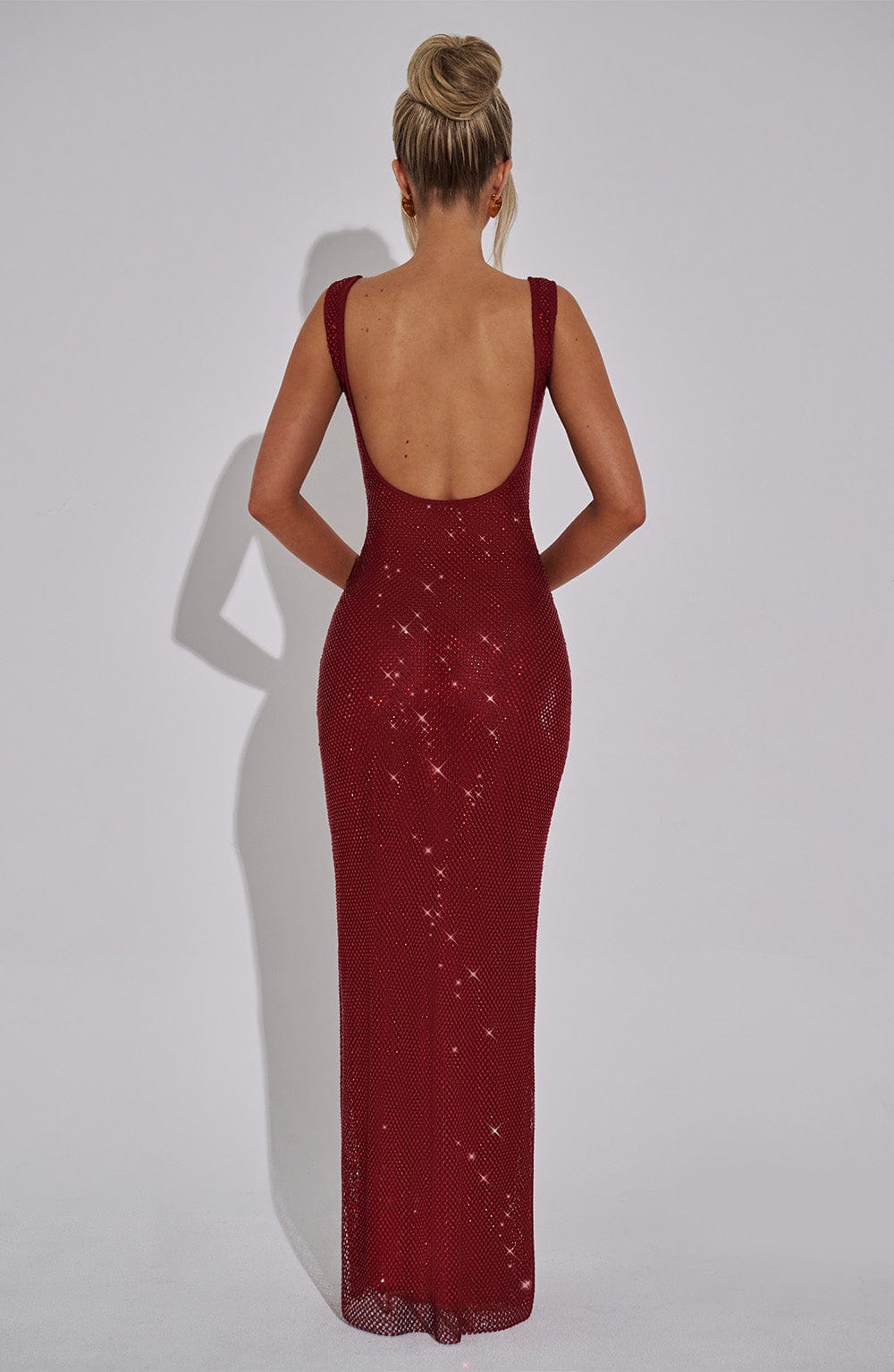 Yuki - Stretch Net Maxi Dress