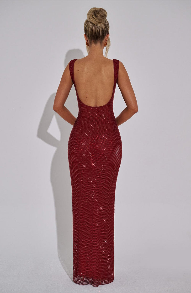 Yuki - Stretch Net Maxi Dress