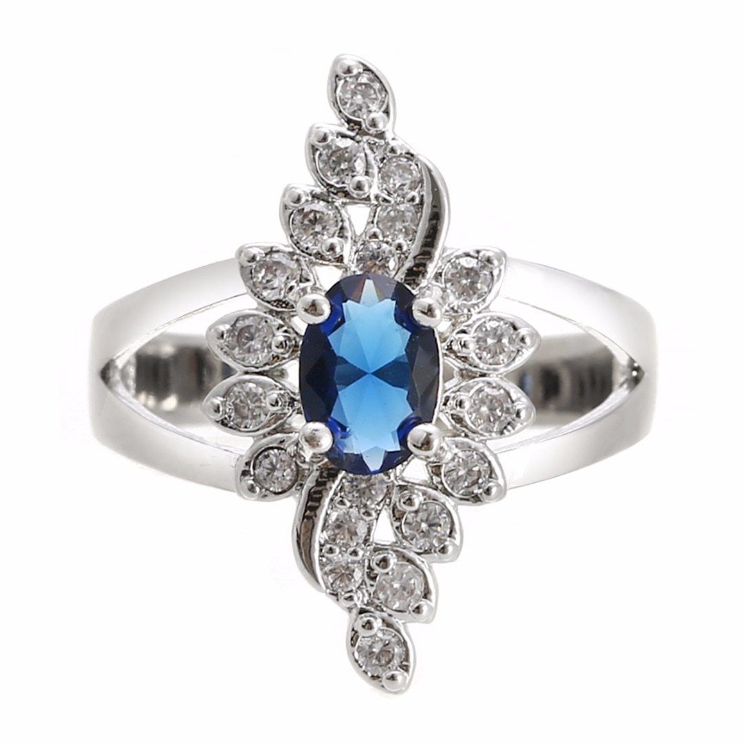 Blue Royalty Crystal Ring