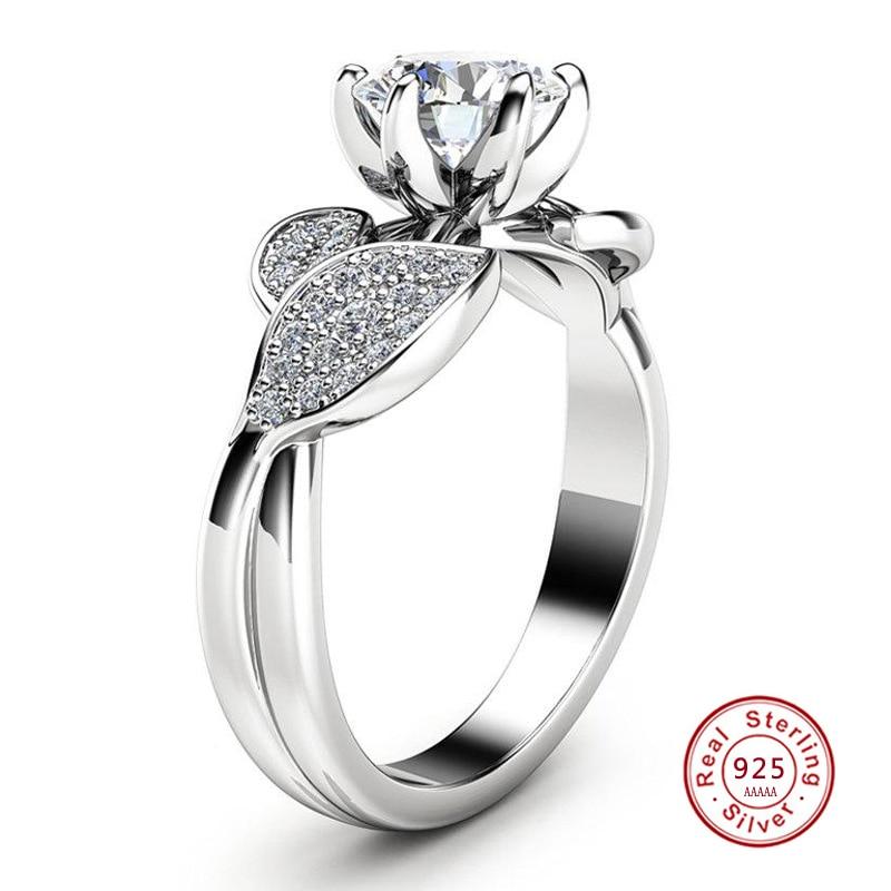 Dazzling Flower Sterling Silver Ring