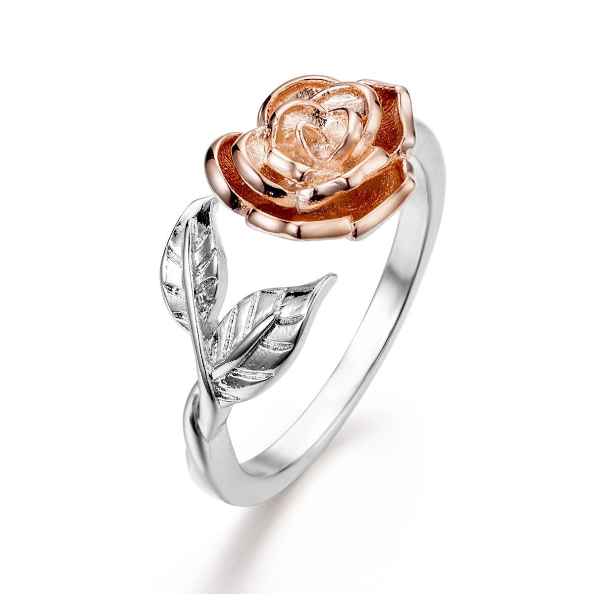 Delicate Rose Wrap Ring