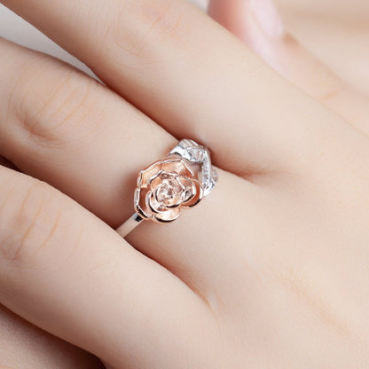 Delicate Rose Wrap Ring