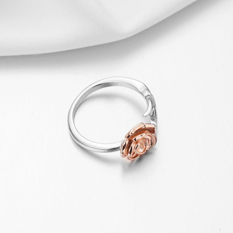 Delicate Rose Wrap Ring