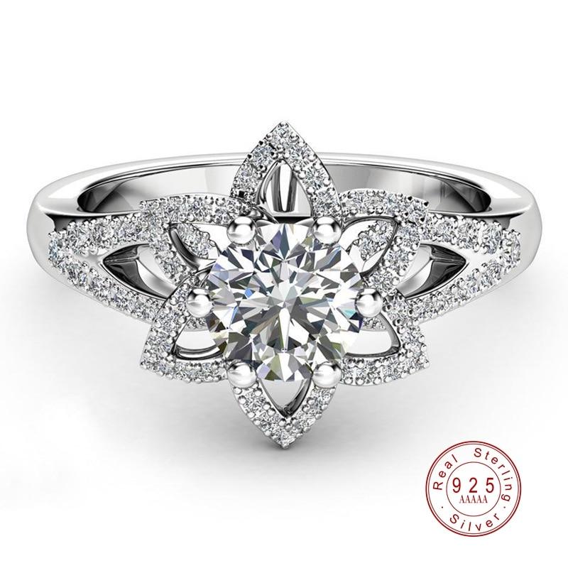 Enchanted Flower Silver Ring