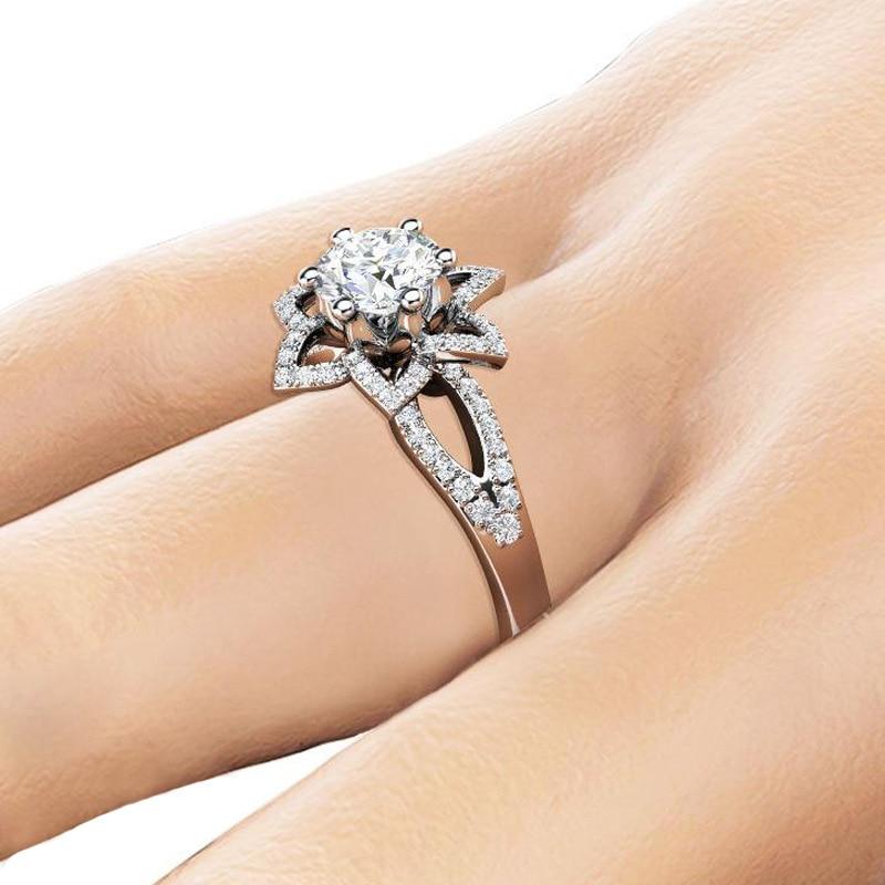 Enchanted Flower Silver Ring