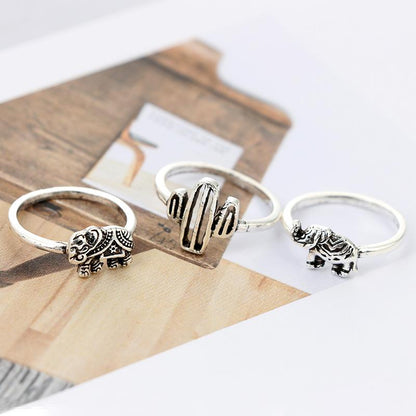 Enchanted Forest Animals Ring Set