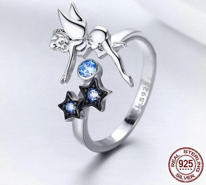 Fairy Star Sterling Silver Ring