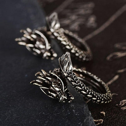 Fierce Dragon Wrap Ring