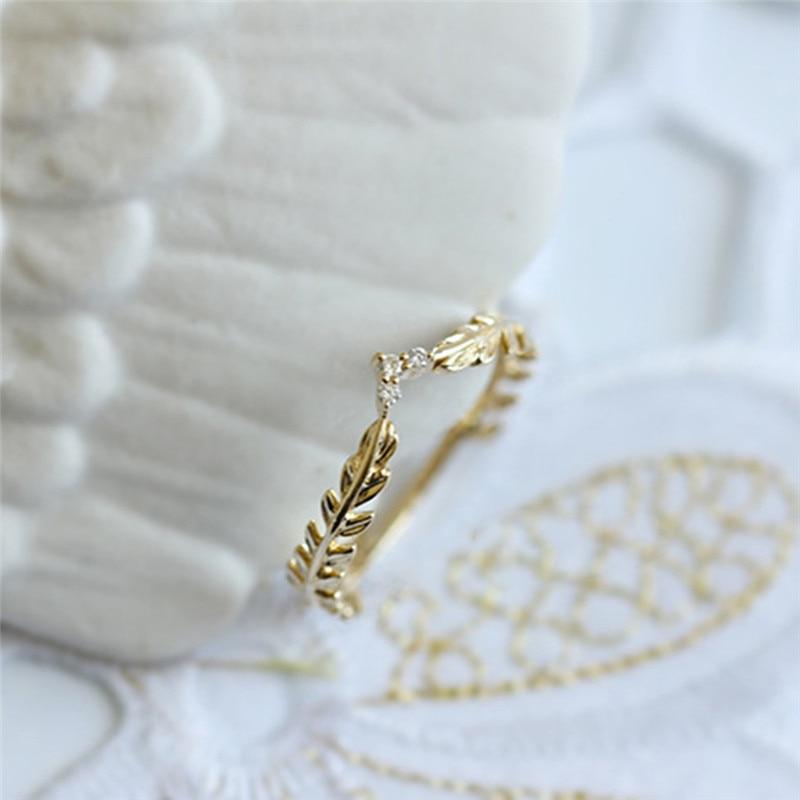 Golden Olive Wreath Ring