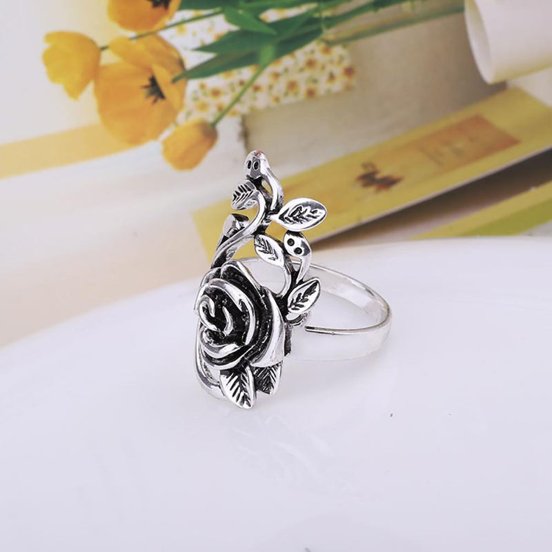 Gothic Style Rose Ring