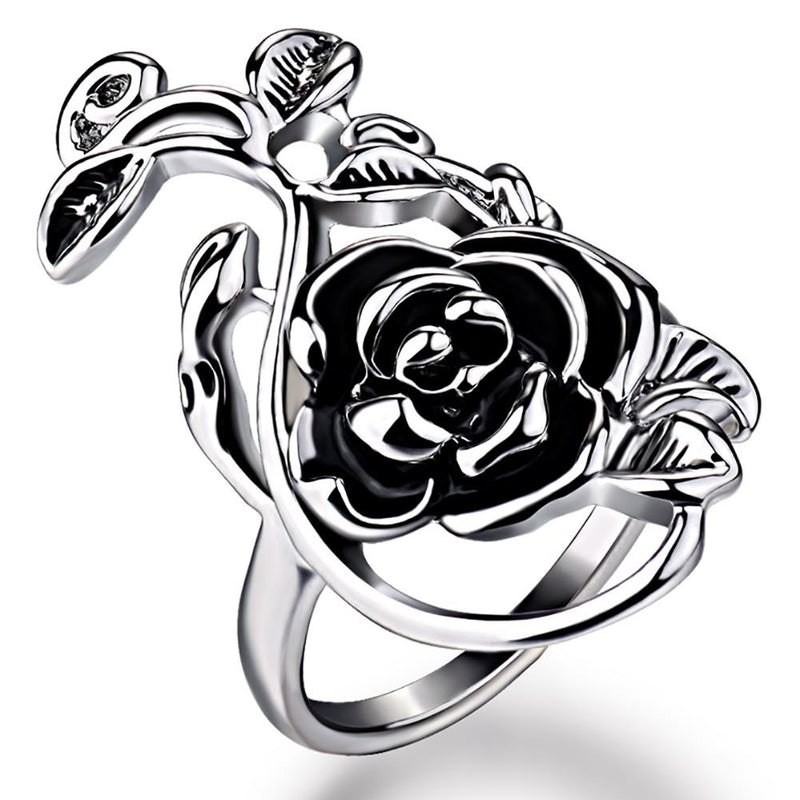 Gothic Style Rose Ring