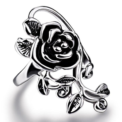 Gothic Style Rose Ring
