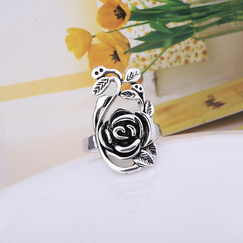 Gothic Style Rose Ring