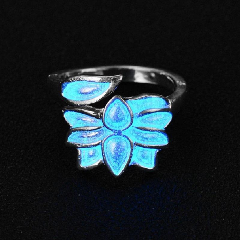 Magical Glow in the Dark Lotus Ring
