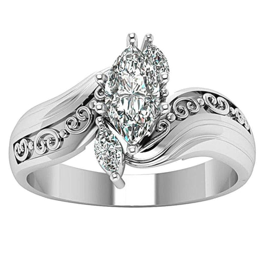 Majestic Crystal Princess Ring