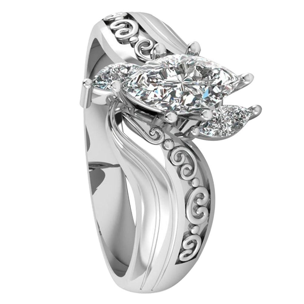 Majestic Crystal Princess Ring